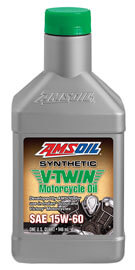 AMSOIL 15W-60 Synthetic V-Twin Motorcycle Oil - MSV