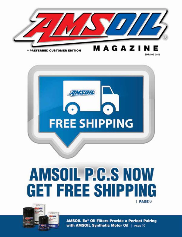 AMSOIL Preferred Customer Magazine Winter 2018 cover