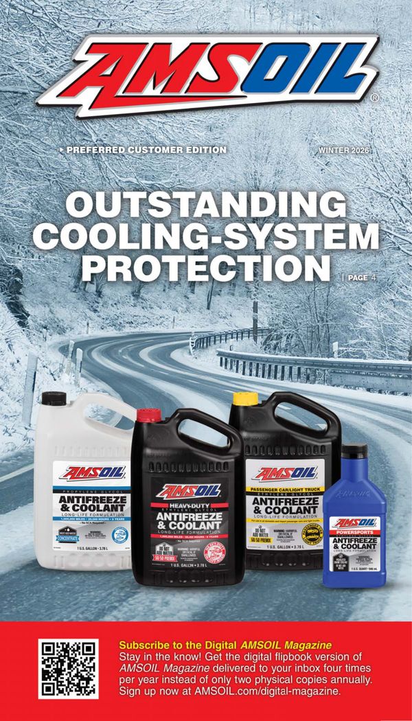 AMSOIL Preferred Customer Magazine Winter 2026 cover