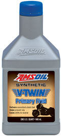 AMSOIL Synthetic V-Twin Primary Fluid (MVP)