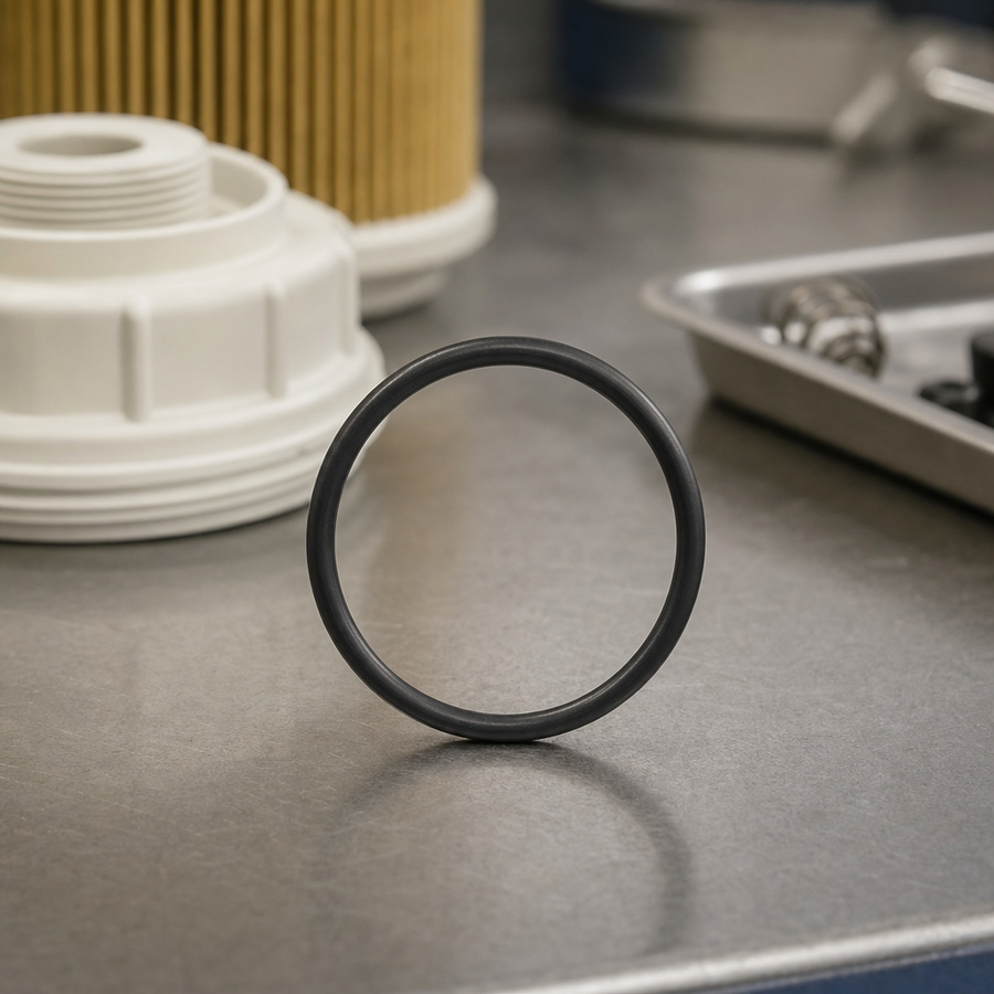 "O" RING # 115 BP89 staged in an automotive workshop
